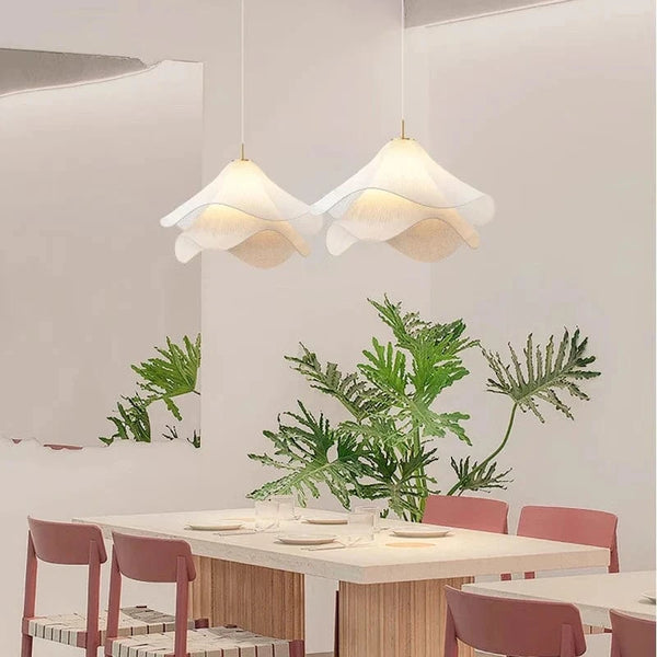 Lampe suspendue LED en tissu - Style minimaliste nordique de décoration | Marco Lucetti