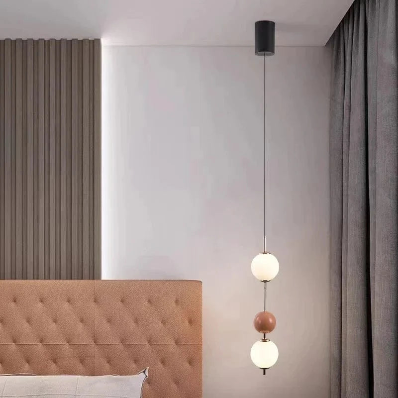 Lampe suspendue LED en verre - Fil réglable - Blanc neutre (4000K) | Marco Lucetti