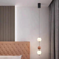 Lampe suspendue LED en verre - Fil réglable - Blanc neutre (4000K) | Marco Lucetti