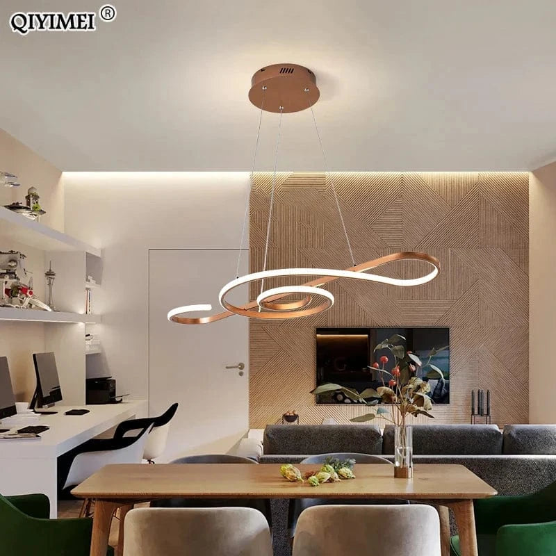 Lampe suspendue LED Moderne avec Télécommande Luminaria Avize - Éclairage Intelligente | Marco Lucetti