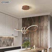 Lampe suspendue LED Moderne avec Télécommande Luminaria Avize - Éclairage Intelligente | Marco Lucetti