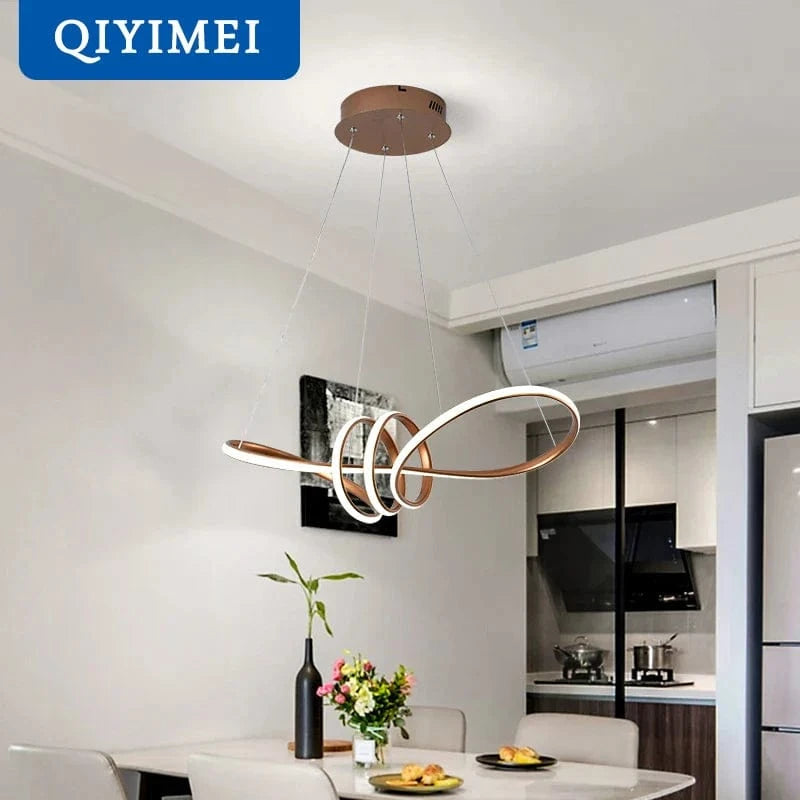 Lampe suspendue LED Moderne avec Télécommande Luminaria Avize - Éclairage Intelligente | Marco Lucetti