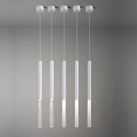 Lampe Suspendue LED Moderne pour Maison et Bar - Cylindre Long en Acrylique | Marco Lucetti