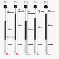 Lampe Suspendue LED Moderne pour Maison et Bar - Cylindre Long en Acrylique | Marco Lucetti