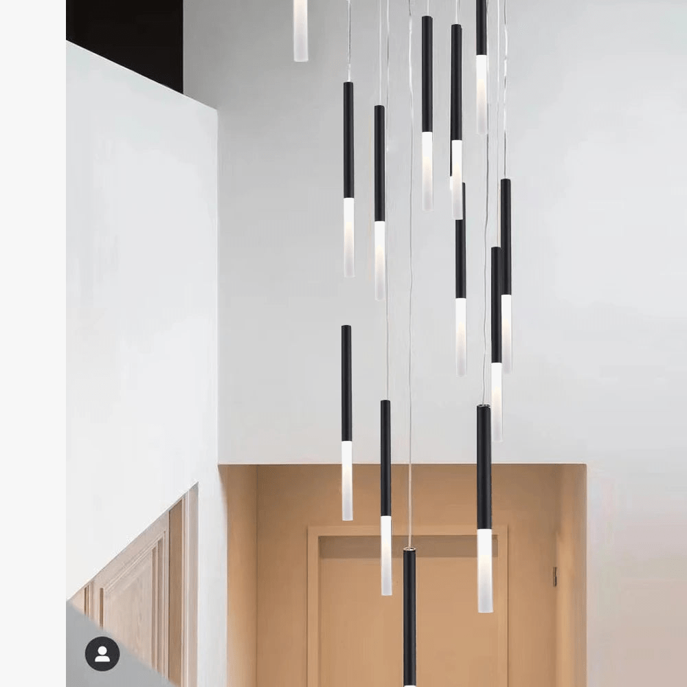 Lampe Suspendue LED Moderne pour Maison et Bar - Cylindre Long en Acrylique | Marco Lucetti