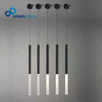 Lampe Suspendue LED Moderne pour Maison et Bar - Cylindre Long en Acrylique | Marco Lucetti