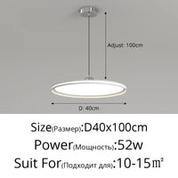 Suspension LED nordique "Nordic Flying Saucer"