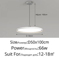 Suspension LED nordique "Nordic Flying Saucer"