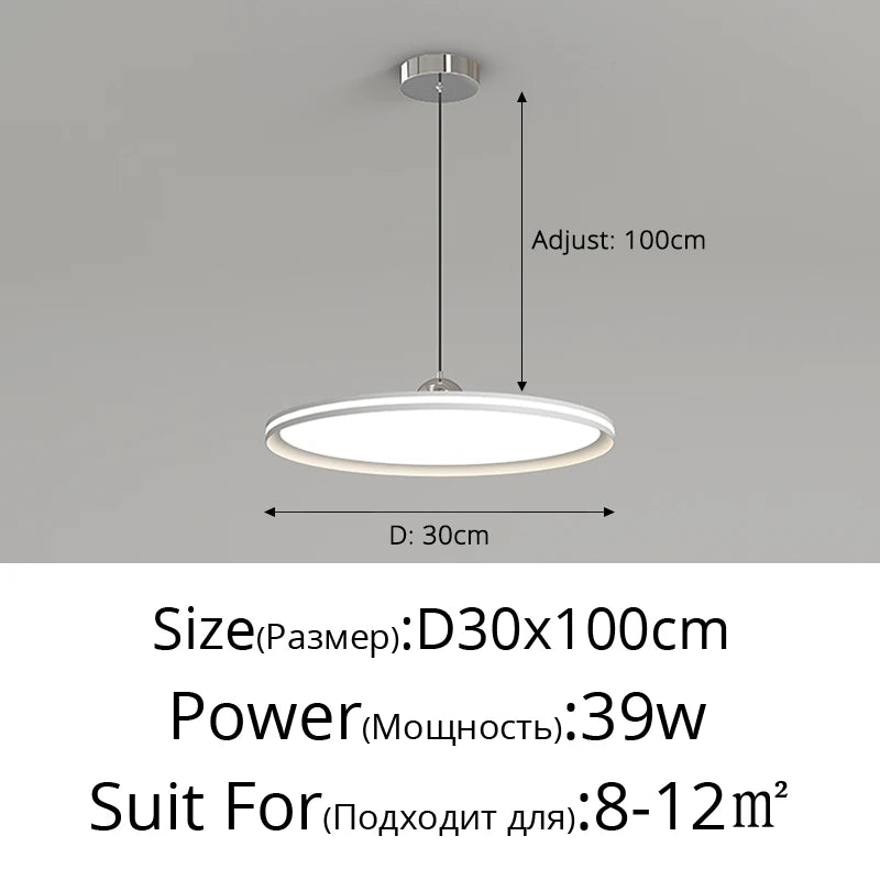 Suspension LED nordique "Nordic Flying Saucer"
