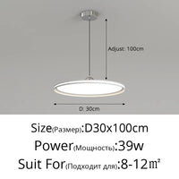 Suspension LED nordique "Nordic Flying Saucer"