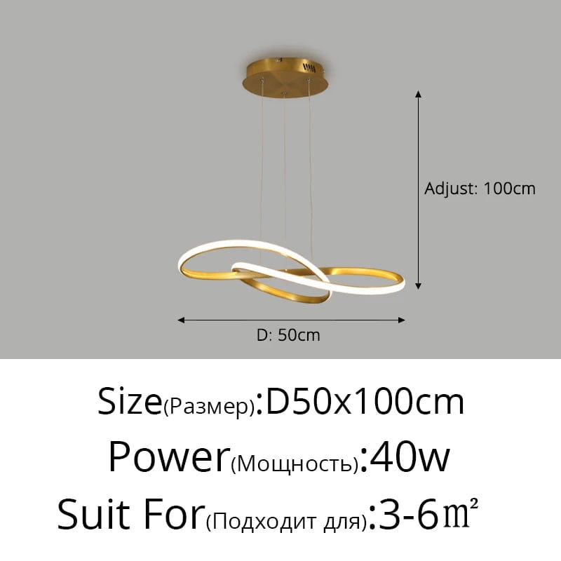 Lampe Suspendue LED QIYIMEI pour Bar et Cuisine - décoration intérieure | Marco Lucetti