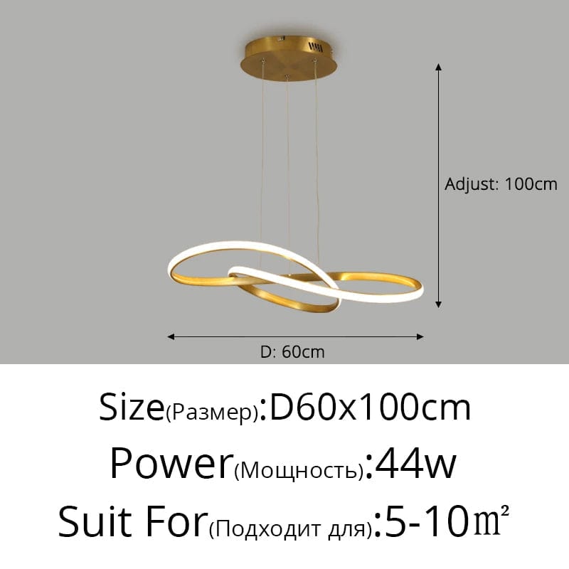 Lampe Suspendue LED QIYIMEI pour Bar et Cuisine - décoration intérieure | Marco Lucetti