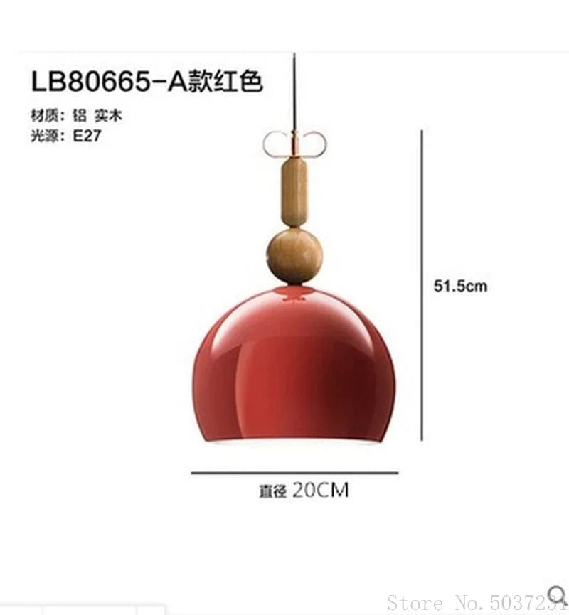 Lampe Suspendue LED Torremato Cristina Celestino Bonton en Métal Aluminium - Édition Exclusive | Marco Lucetti A 20cm rouge