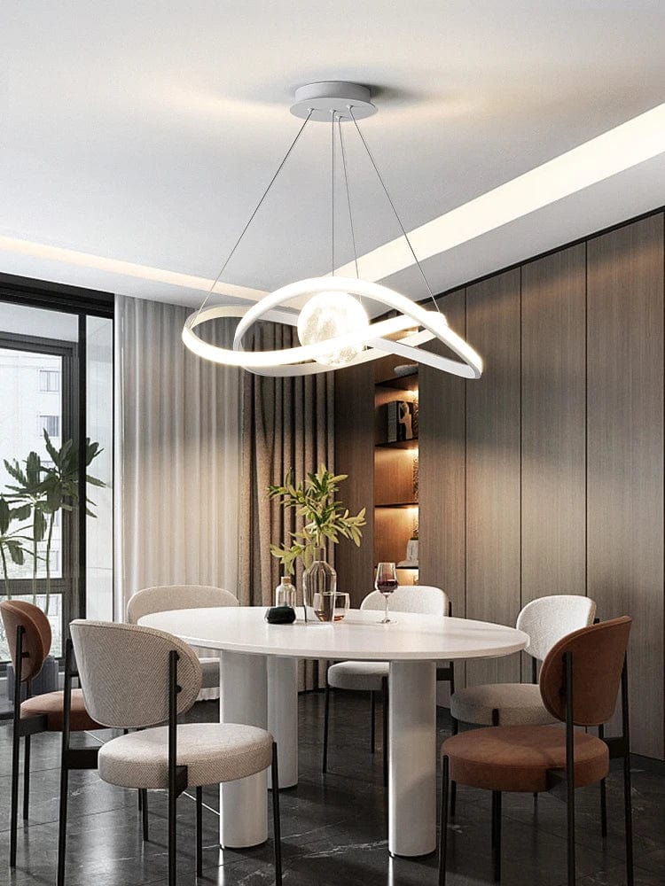 Lampe Suspendue Lune LED Nordique - Éclairage Décoratif Intérieur | Marco Lucetti