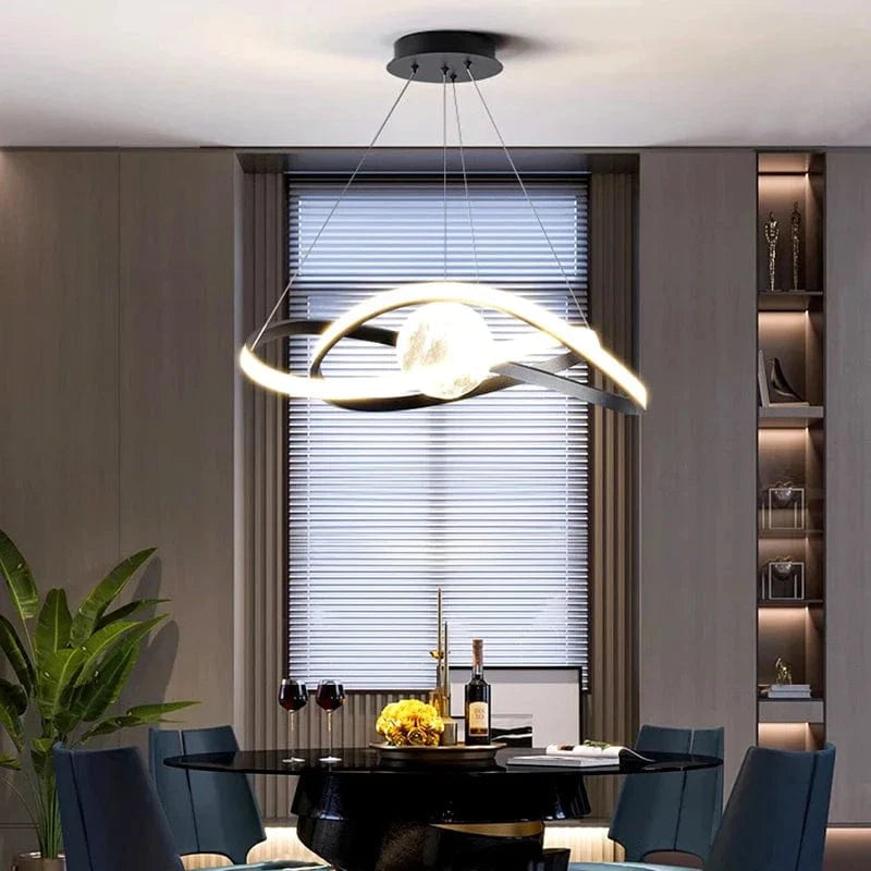 Lampe Suspendue Lune LED Nordique - Éclairage Décoratif Intérieur | Marco Lucetti