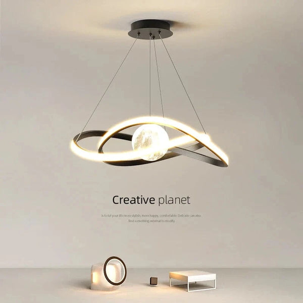 Lampe Suspendue Lune LED Nordique - Éclairage Décoratif Intérieur | Marco Lucetti