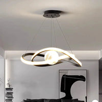 Lampe Suspendue Lune LED Nordique - Éclairage Décoratif Intérieur | Marco Lucetti BLANC / Diamètre 80cm / Luminosité variable
