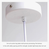 Luminaire décoratif d'intérieur : Lampe suspendue médiévale en verre