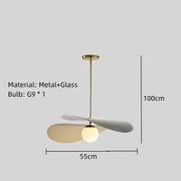 Lampe Suspendue Métal et Verre pour Boutique avec Livraison Directe | Marco Lucetti Diamètre 55cm / Lumière naturelle