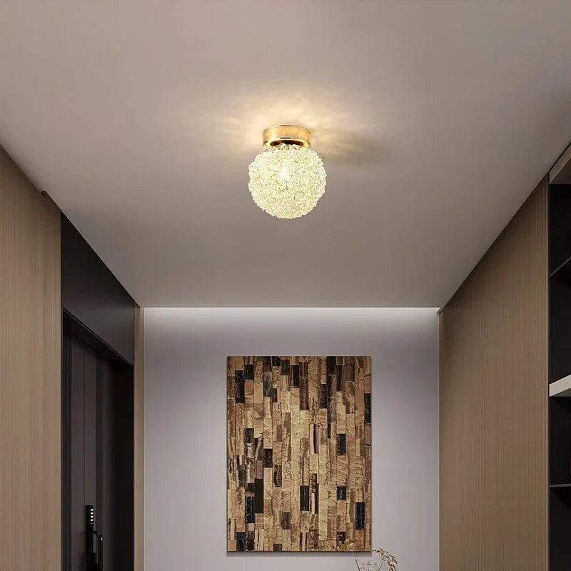 Lampe suspendue moderne en cristal avec cordon réglable  | Marco Lucetti