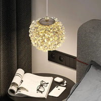 Lampe suspendue moderne en cristal avec cordon réglable  | Marco Lucetti