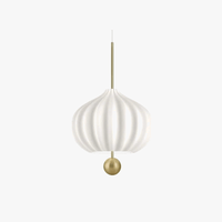 Lampe Suspendue Moderne en Verre avec Fil Réglable en Métal - Collection Élégance | Marco Lucetti