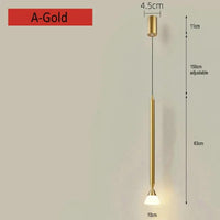 Lampe suspendue nordique chic | Marco Lucetti Un or / Lumière blanche