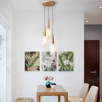 Lampe Suspendue Nordique en Bois et Verre Postmoderne en U - Style Scandinave | Marco Lucetti