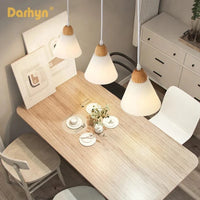 Lampe Suspendue Nordique en Bois et Verre Postmoderne en U - Style Scandinave | Marco Lucetti