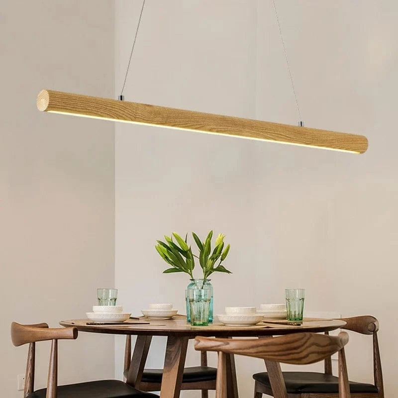 Lampe suspendue nordique en bois massif pour intérieur à LED | Marco Lucetti