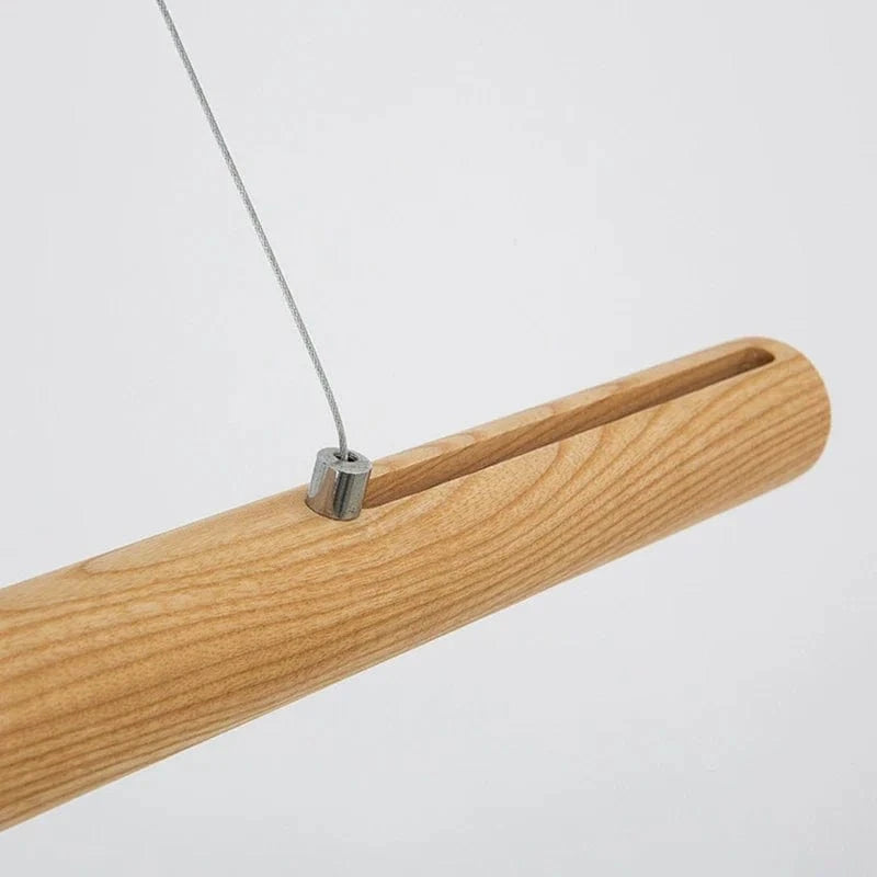 Lampe suspendue nordique en bois massif pour intérieur à LED | Marco Lucetti