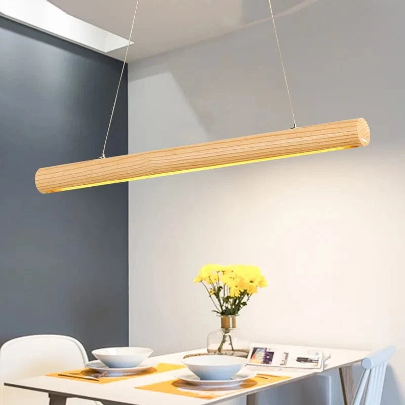 Lampe suspendue nordique en bois massif pour intérieur à LED | Marco Lucetti