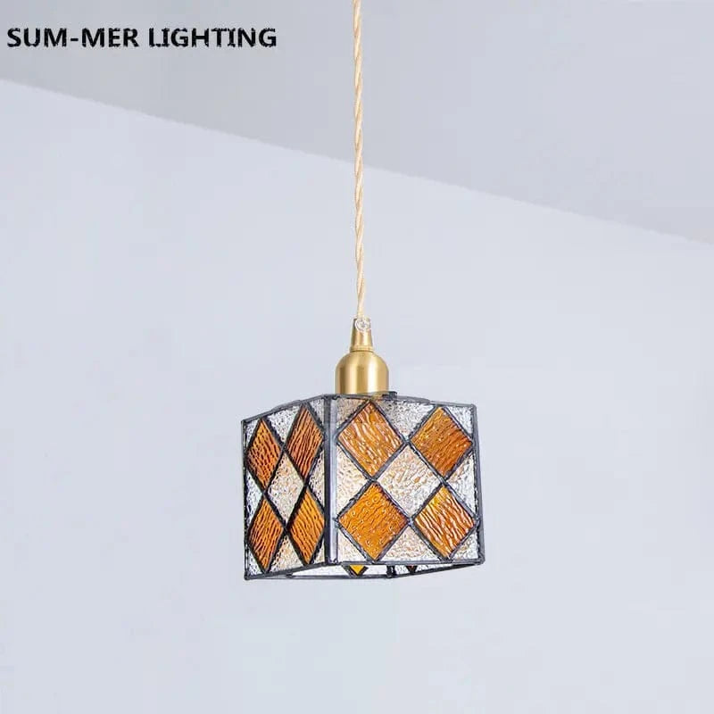 Lampe Suspendue Nordique en Laiton et Verre - Style Japonais Rural Rétro | Marco Lucetti