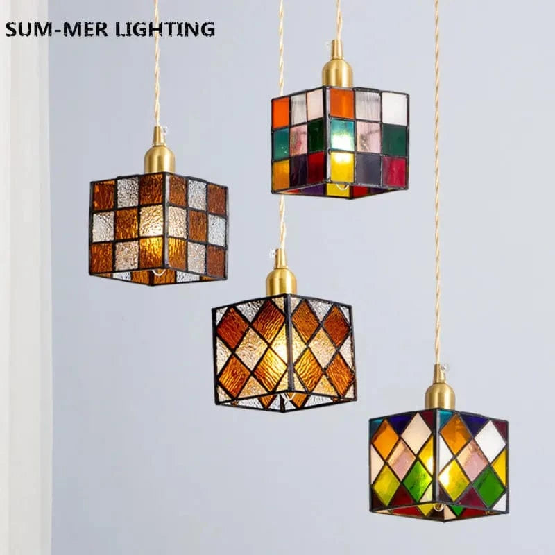 Lampe Suspendue Nordique en Laiton et Verre - Style Japonais Rural Rétro | Marco Lucetti