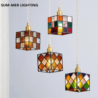 Lampe Suspendue Nordique en Laiton et Verre - Style Japonais Rural Rétro | Marco Lucetti