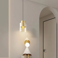 Lampe Suspendue Nordique en Verre et Laiton avec Fil Réglable - Livraison Directe | Marco Lucetti