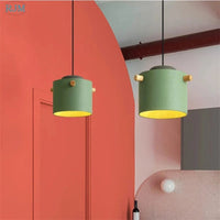 Lampe Suspendue Nordique Macarons LED en Bois - Collection Créative | Marco Lucetti