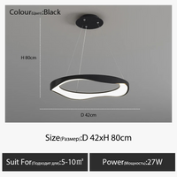 Lustre LED design nordique rond