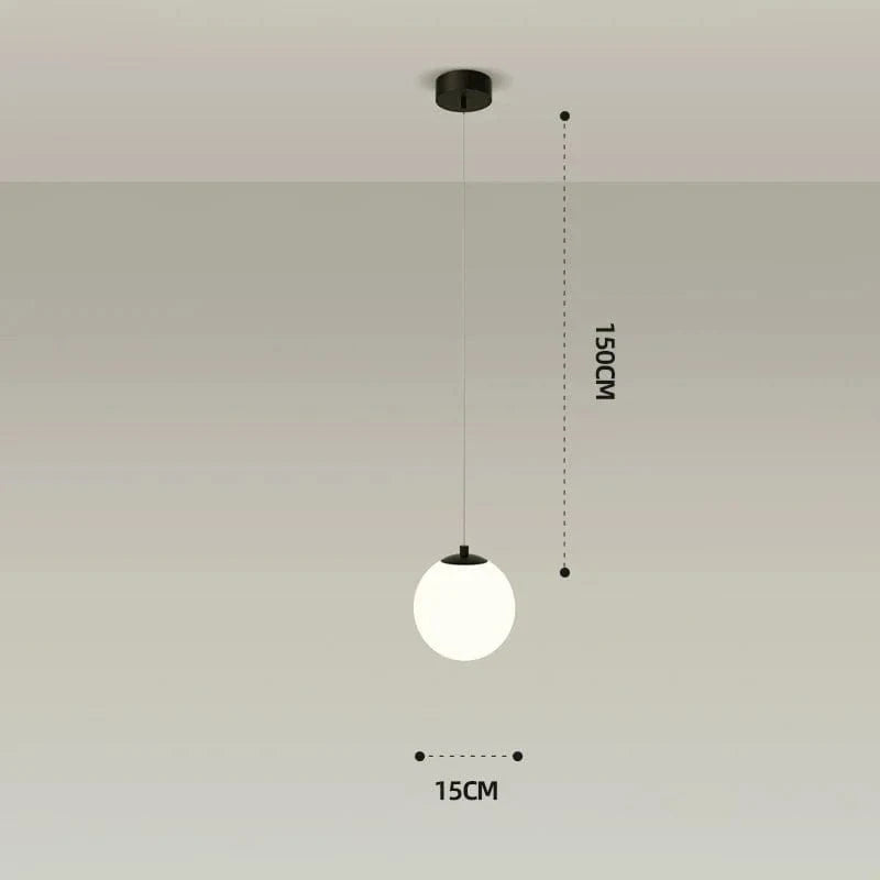 Lampe Suspendue Nordique : Parfaite Décoration Intérieure | Marco Lucetti Noir 1 tête / 3 couleurs de lumière