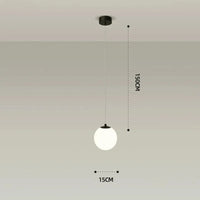 Lampe Suspendue Nordique : Parfaite Décoration Intérieure | Marco Lucetti Noir 1 tête / 3 couleurs de lumière