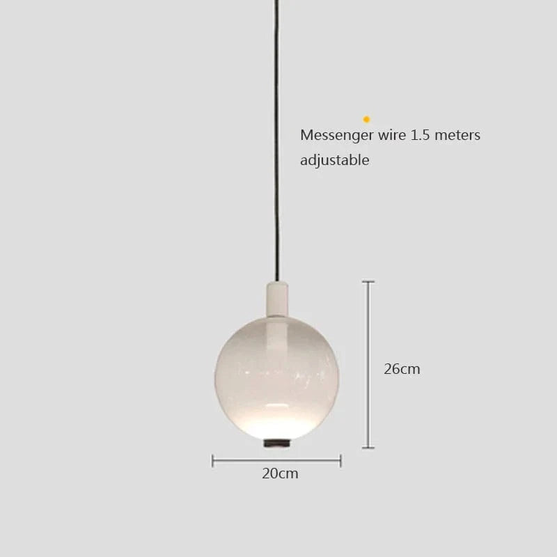Lampe Suspendue Verre Dégradé Nordique - Éclairage Design 110V-220V | Marco Lucetti