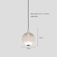 Lampe Suspendue Verre Dégradé Nordique - Éclairage Design 110V-220V | Marco Lucetti