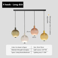 Lampe Suspendue Verre Dégradé Nordique - Éclairage Design 110V-220V | Marco Lucetti H