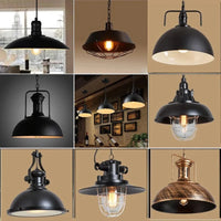 Lampe suspendue vintage Loft Industriel Nordique Veilleuse Bar | Marco Lucetti