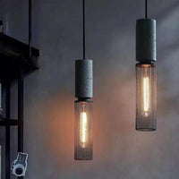 Lampe Suspension à Têtes Multiples en Ciment onc es993 LED | Marco Lucetti