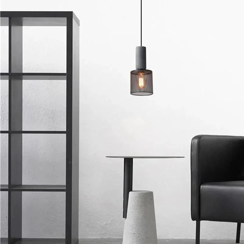 Lampe Suspension à Têtes Multiples en Ciment onc es993 LED | Marco Lucetti