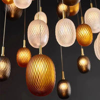 Lampe Suspension Ambre Modernité | Marco Lucetti