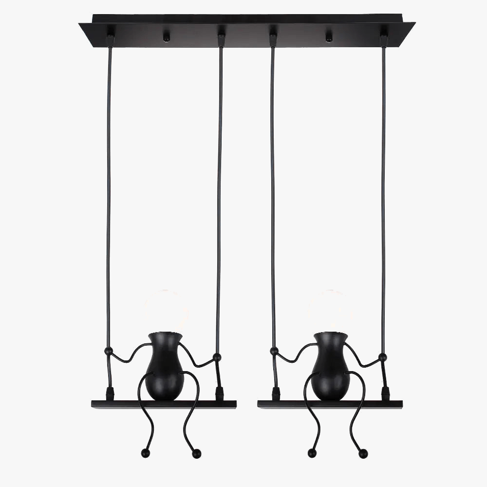 Lampe Suspension Art Décor Moderne 1/3 Tête | Marco Lucetti