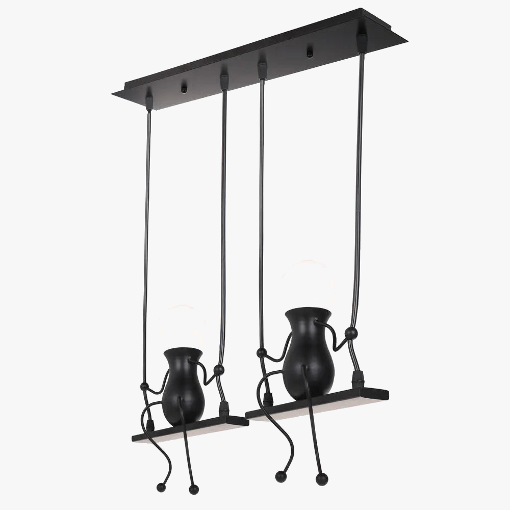 Lampe Suspension Art Décor Moderne 1/3 Tête | Marco Lucetti