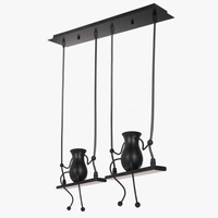 Lampe Suspension Art Décor Moderne 1/3 Tête | Marco Lucetti